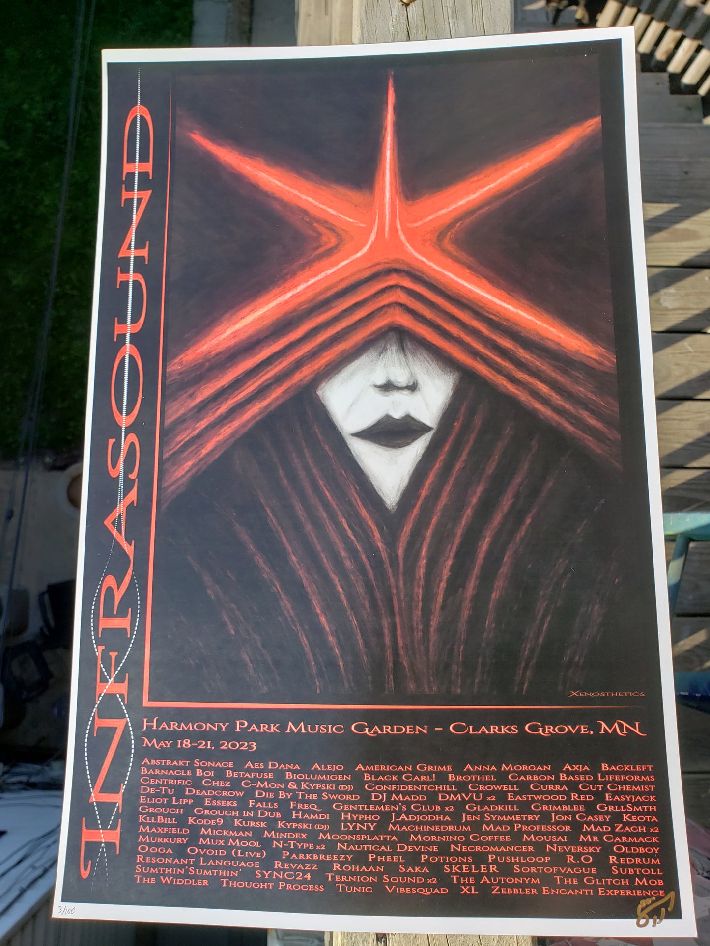 Infrasound 2023 Unofficial Poster - Limited Edition of 100