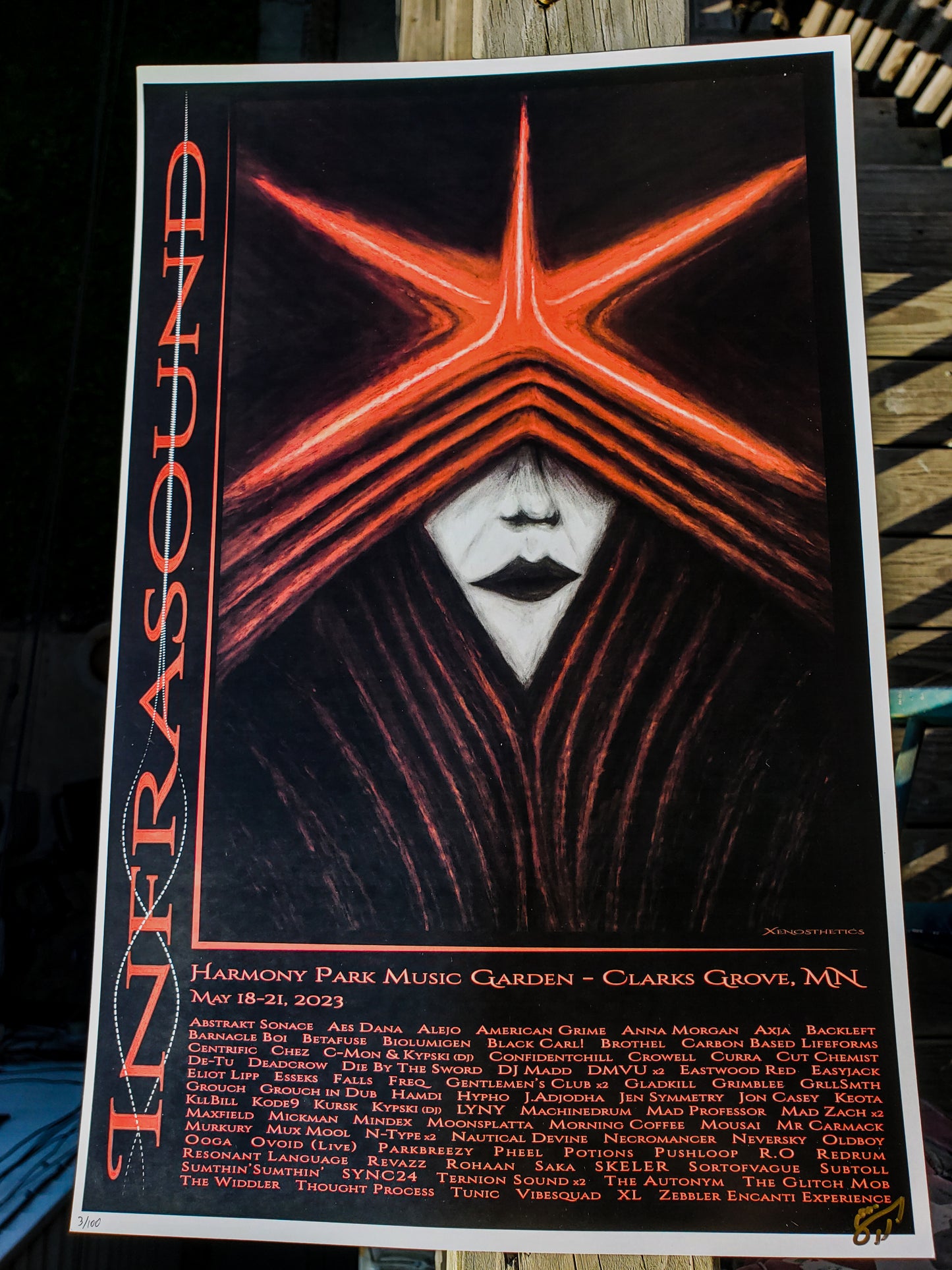 Infrasound 2023 Unofficial Poster - Limited Edition of 100