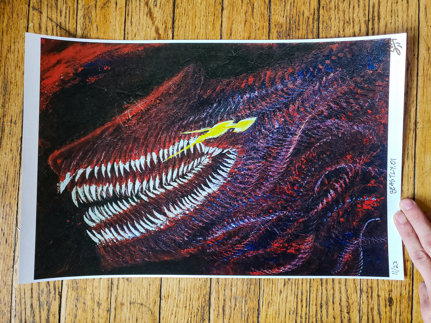 “BE4STLY.01” Signed 1st Edition Print
